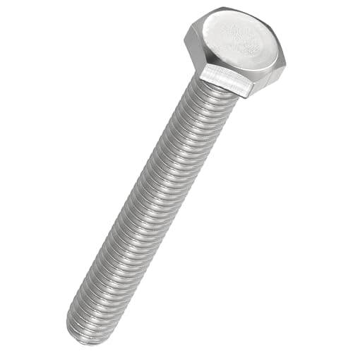 Image of Kozelo 20 Pcs Hex Head Screws Bolts - [M3-0.5x25] 304 Stainless Steel Grade A2-70 Fully Threaded Hex Tap Metric Hexagon Head Screw Machine Bolt Right Hand External Hex Drive, Silver