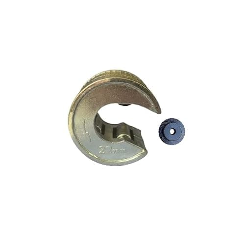Image of Plumbflex Trade Quality Cooper Pipe Cutter auto Tube Cutter, Plumbing Pipe Cutter, Spare Blade Included (22mm)