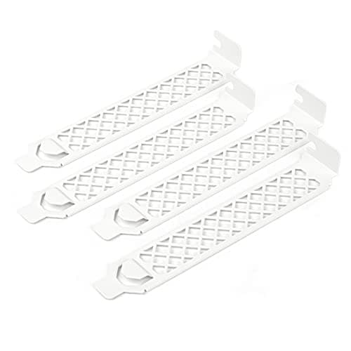 Image of SilverStone Technology AEROSLOTS Gen2 4-Pack Vented Expansion Slot Covers, White, SST-AEROSLOTS2W