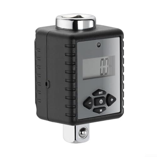 Image of Digital Torque Wrench Adapter with Real-Time Display | Peak Tracking & 80% Safety | Compatible with Standard Ratchets for Machinery Repair | 1/4" or 1/2" Drive(0.3-30Nm)