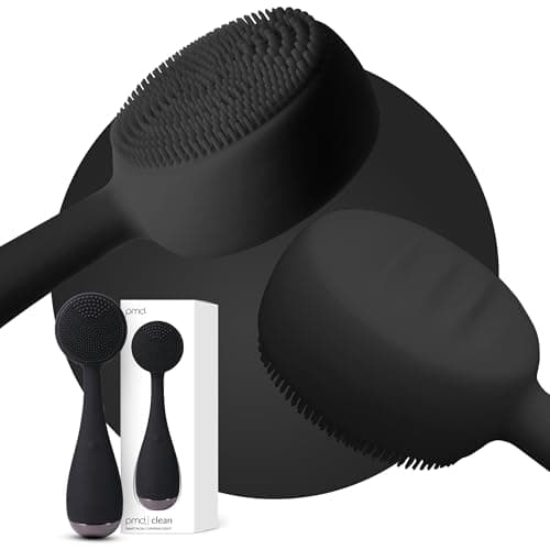 Image of PMD Clean - Smart Facial Cleansing Device with Silicone Brush & Anti-Aging Massager - Waterproof - SonicGlow Vibration Technology - Clear Pores and Blackheads - Lift, Firm, and Tone Skin