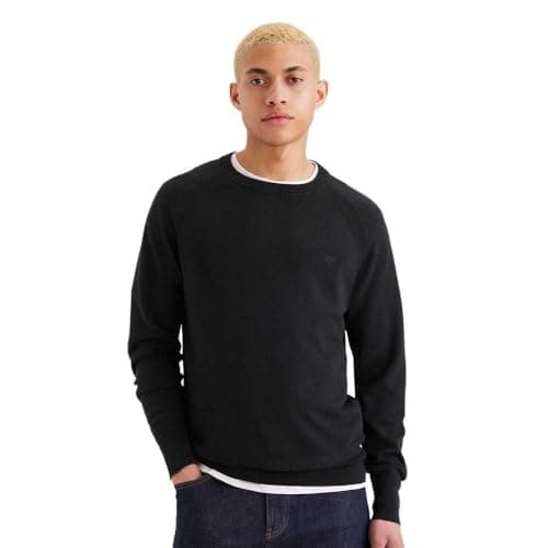 Image of Dockers Men's Crewneck Sweater Tops, Black, L