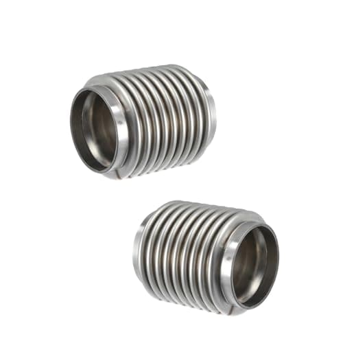 Image of Exhaust Tip 38mm/45mm/50mm/60mm Car Exhaust Flexible Pipe Flex Connector Pipes Bellows Universal Durable Stainless Steel Silencer(76x82x100mm)