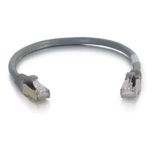 Image of C2G 15M Cat5e Ethernet Network Patch Cable (STP) Booted & Shielded GREY