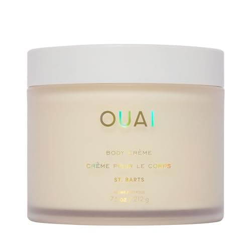 Image of OUAI Body Cream, St. Barts - Hydrating Whipped Body Cream with Cupuaçu Butter, Coconut Oil and Squalane - Softens Skin and Delivers Healthy-Looking Glow - Sulfate-Free Skin Care - 212g