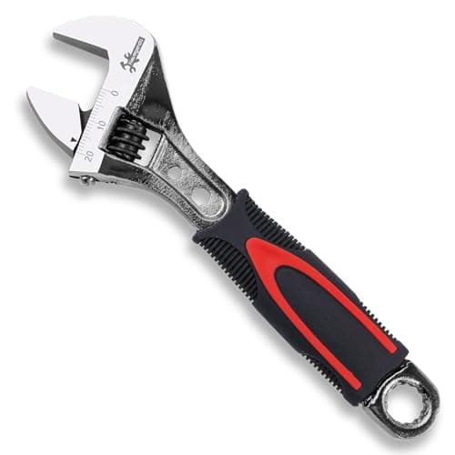 Image of Navegando Adjustable Spanner 6 Inch (150mm) - Adjustable Wrench for Tight Spaces, High Carbon Steel with Non-Slip Handle, Fits 6-19mm Nuts/Bolts