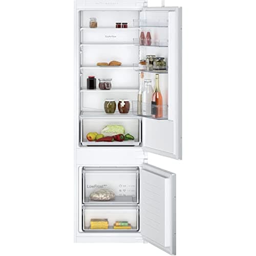Image of Neff KI5871SF0G N30 Built in Fridge Freezer, 70/30 Split, 177x54cm, Low Frost, Fresh Safe, Eco Air Flow, Big Box, LED Lighting, Sliding hinge