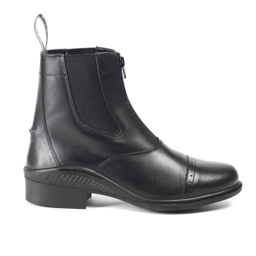 Image of Brogini Womens Tivoli Zip Boots Jodhpur Black 4.5UK (37)