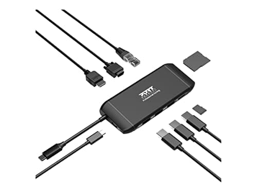 Image of Port Designs 901913 Interface Hub USB 2.0 Type-C 5000 Mbit/s Black