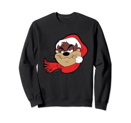Image of Looney Tunes Taz Christmas Hat Sweatshirt