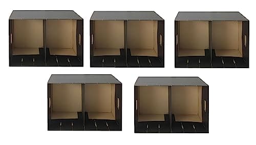 Image of Q-Connect Module Lever Arch File - Black (Pack of 5)