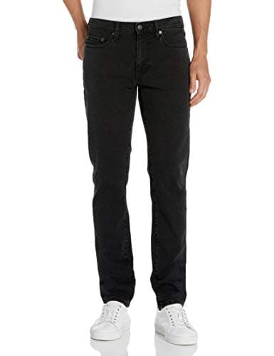 Image of Amazon Essentials Men's Slim-Fit Jeans - Discontinued Colours, Washed Black, 38W / 34L
