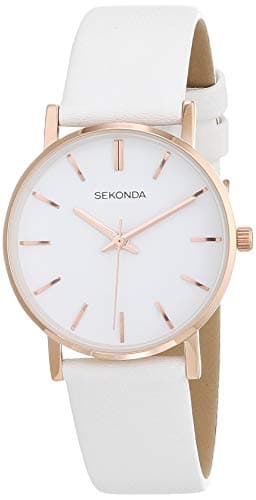 Image of Sekonda Womens Analogue Classic Quartz Watch with Leather Strap 2887
