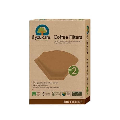 Image of Pack of 6 x If You Care #2 Cone Coffee Filters - Brown - 100 Count