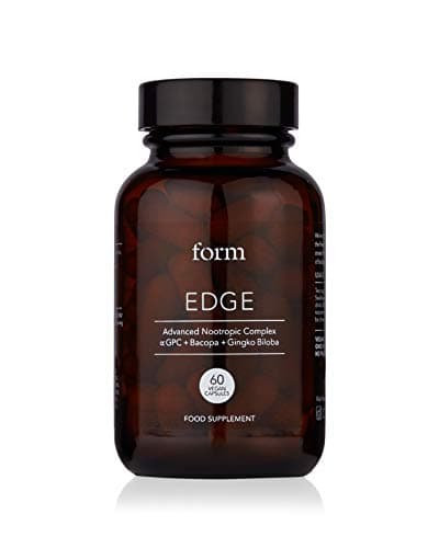 Image of Form Edge - Natural Nootropic for Focus | Cognitive Supplement with Alpha GPC, Bacopa Monnieri, Ginkgo Biloba & B Vitamins | Supports Memory, Calmness & Mental Performance