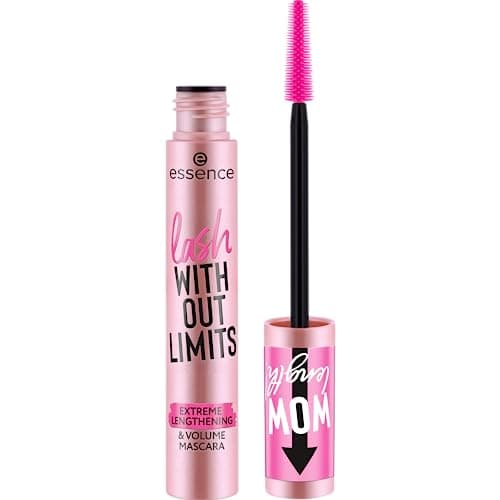 Image of Essence Cosmetics lash WITHOUT LIMITS EXTREME LENGTHENING & VOLUME MASCARA, longlasting, volumizing, ultra black, lengthening (13ml)