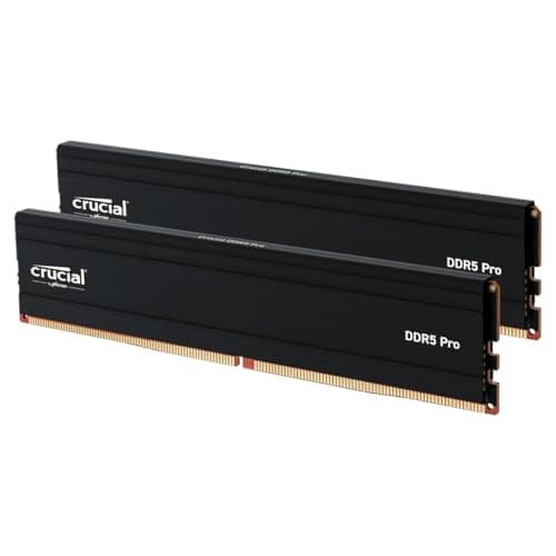 Image of Crucial Pro DDR5 RAM 32GB Kit (2x16GB) 6000MHz, Intel XMP 3.0 / AMD EXPO, Computer Memory (PC) - CP2K16G60C48U5