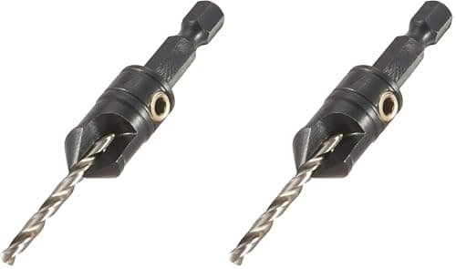 Image of Trend Snappy 12.7mm Tool Steel Countersink with 3.2mm HSS Drill, Quick Release System, Ideal for Woodplugs, SNAP/CS/10A, Silver (Pack of 2)