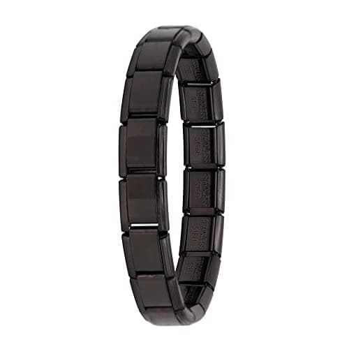 Image of Italian Charms Links Bracelets- fits in all classic 9mm UK STOCK (Black)