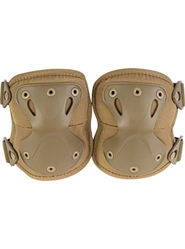 Image of Viper TACTICAL Knee Pads Hard Shell, Lightweight 310g knee pads for work with Anti-Slip Foam and Quick-Release Straps – Ideal for Airsoft, Paintball, Hunting – Coyote