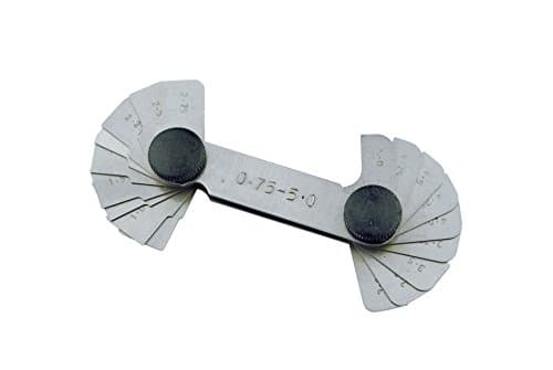 Image of Proops Radius Gauge 0.75mm to 5.0mm (M9116). Free UK Postage