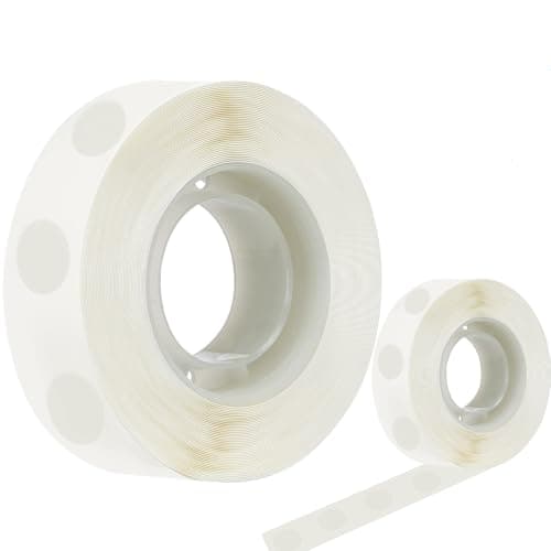 Image of 300 PCS Balloon Glue Dots, Removable Balloon Sticky Spots, Double Sided Clear Tape, Extra strong Adhesive for Birthday Party Wedding Xmas Decor DIY Scrapbooking Arts & Crafts Glue(300 PCS)
