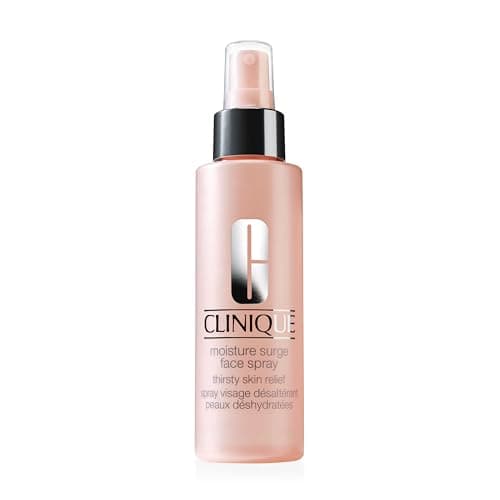 Image of Clinique Moisture Surge Oil Free Face Spray Thirsty Skin Relief For Very Dry To Oily Combination Skin Types | Hydrating + Softening, 125 ml.