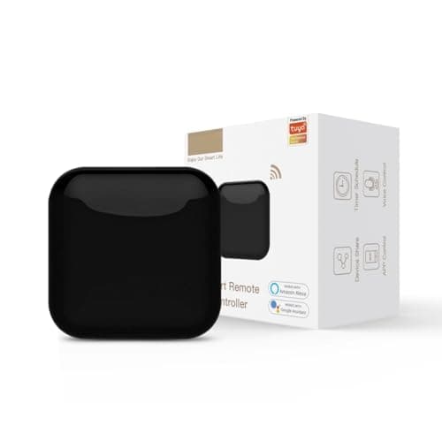 Image of WiFi IR & RF Universal Remote, All in One Smart Home Hub Code Learning WiFi Remote Control for TV Air Conditioner, Curtain Motor, Works with Home, IFTTT
