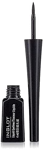 Image of Inglot Liquid Eyeliner - Waterproof eyeliner with intense colour | Precise application and long-lasting effect | Liquid formula for expressive and long-lasting eye make-up | 4 ml | 25