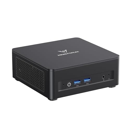 Image of MINISFORUM Mini PC, AMD Ryzen 5 7640HS Mini Computer(6 Cores 12 Threads, Max 5.0GHz), 16GB DDR5 + 512GB PCIe 4.0 SSD, 8K@60Hz HDMI 2.1/USB4, WiFi 6E/BT 5.3/Auto Power On