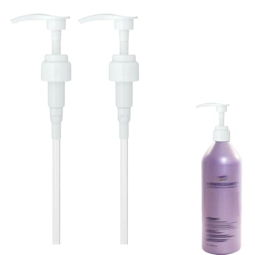 Image of Shampoo/Conditioner Pump Compatible with Pureology, 2 Pump, 1 L/33.8 oz., Pump Dispenser Compatible with Pureology Shampoo and Conditioner, White