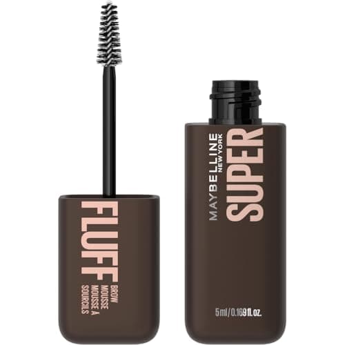Image of Maybelline New York Superfluff Brow Mousse, Soft, Full Brows, All Day Wear, Airy Volumising Mousse, Stiff Resistant, Flake Resistant, Black Brown (Shade 262)