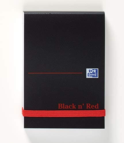 Image of Black n Red Polynote Book Casebound 90gsm Unruled 192 Pages 105x74mm Ref M67072 [Pack of 10]