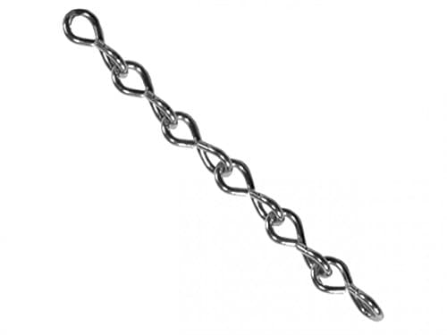 Image of Faithfull FAICHJCUT16Z Jack Chain Zinc Plated Steel 2.5M Length 1.6mm Diameter