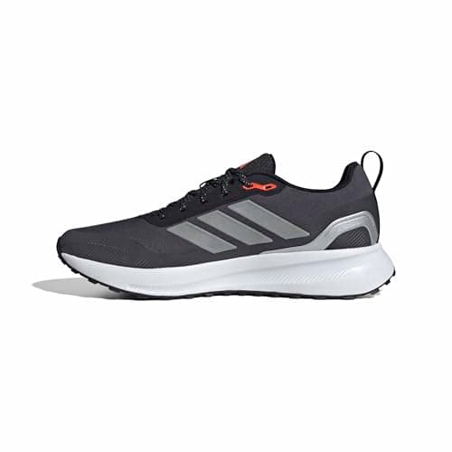 Image of adidas Men's RUNFALCON 5 TR Running Shoes, Core Black/Silver Metallic/Carbon, 12 UK