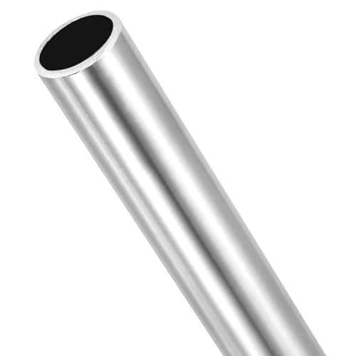 Image of Kesiku 6063 Aluminum Tube 26mm OD x 22mm ID, 2mm Wall Thickness 300mm Length, Seamless Aluminum Tubing for Home Industry DIY Crafts, 1pcs