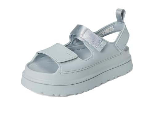 Image of UGG Women's Goldenglow Flat Sandal, Sea Foam, 5 UK