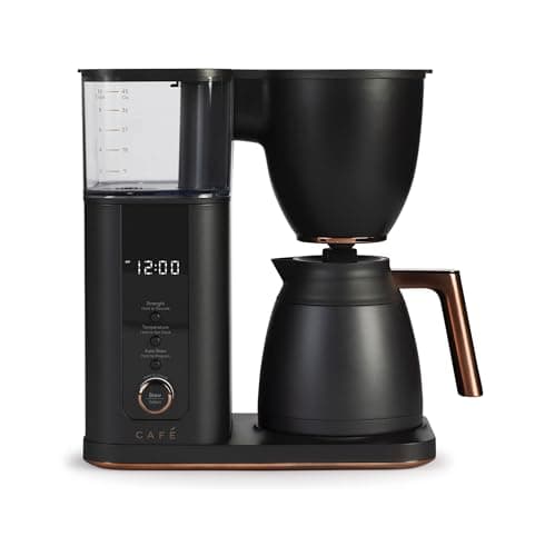 Image of Café Specialty Drip Coffee Maker | 10-Cup Insulated Thermal Carafe | WiFi Enabled Voice-to-Brew Technology | Smart Home Kitchen Essentials | SCA Certified, Barista-Quality Brew | Matte Black