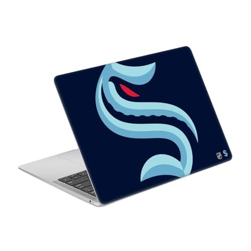 Image of Head Case Designs Officially Licensed NHL Oversized Seattle Kraken Vinyl Sticker Skin Decal Cover Compatible With MacBook Air 13.3" A1932/A2179