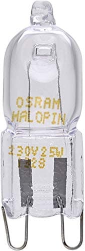 Image of OSRAM Oven Halopin 40w G9 Halogen Capsule Light Bulb for Cooker Microwave 66725