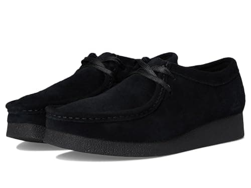 Image of Clarks - Womens Wallabee Evo Sh Shoes, Color Black SDE, Size: 6 UK
