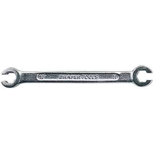 Image of Draper 10 x 11mm Flare Nut Wrench | Pipe Spanner |Chrome Vanadium Steel | 31967