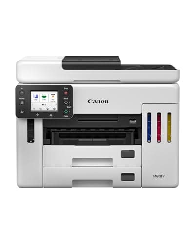 Image of Canon MAXIFY GX7150 Compact Office Printer - Colour Printers & Scanners All-in-One Wireless | MegaTank Inkjet Printer, Copier, Scanner | Wi-Fi, Ethernet & USB Connectivity