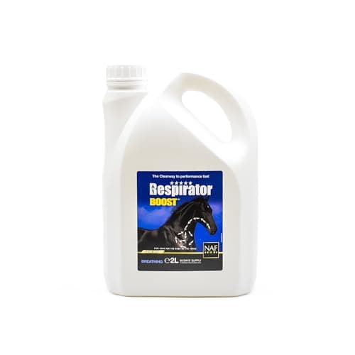Image of NAF Five Star Respirator Boost 2L – Respiratory Support Supplement for Horses – With Natural Antioxidants, MSM, Garlic & Eucalyptus – Supports Lung Function, Clear Breathing & Immunity