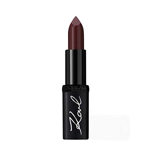 Image of L'Oréal Paris Karl Lagerfeld Contrasted Lipstick in Rocky Dark Red from the Exclusive Karl Lagerfeld Collection, Limited Edition, 4.3 ml