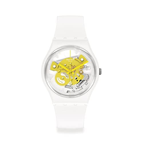 Image of Watch Swatch Gent Bioceramic Lacquered SO31W105 TIME to Yellow Small