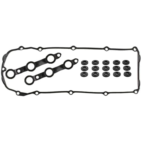 Image of Bohaner Rocker Cover Gasket Set with Bolt Seals for BMW E36 E46 E39 E83 — 3 Series 5 Series X3 X5 323i 328i 528i | OE 11129070990 11121437395