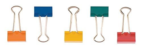 Image of Q-Connect Foldback Clip 24mm Assorted (Pack of 10)