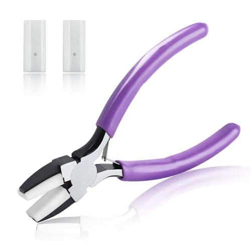 Image of SPEEDWOX 5.5-Inch Double Nylon Flat Jaw Pliers for Jewelry Making - Soft Jaw Pliers