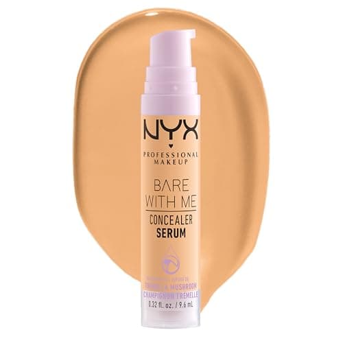 Image of NYX Professional Makeup Concealer Serum, Combats Dark Circles, Acne, Redness and Irritation, 24 Hours of Hydration, Medium Coverage, Bare With Me, Golden, 9.6ml